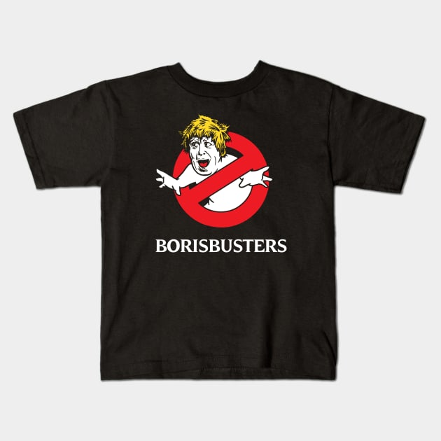 Boris Busters Kids T-Shirt by dumbshirts